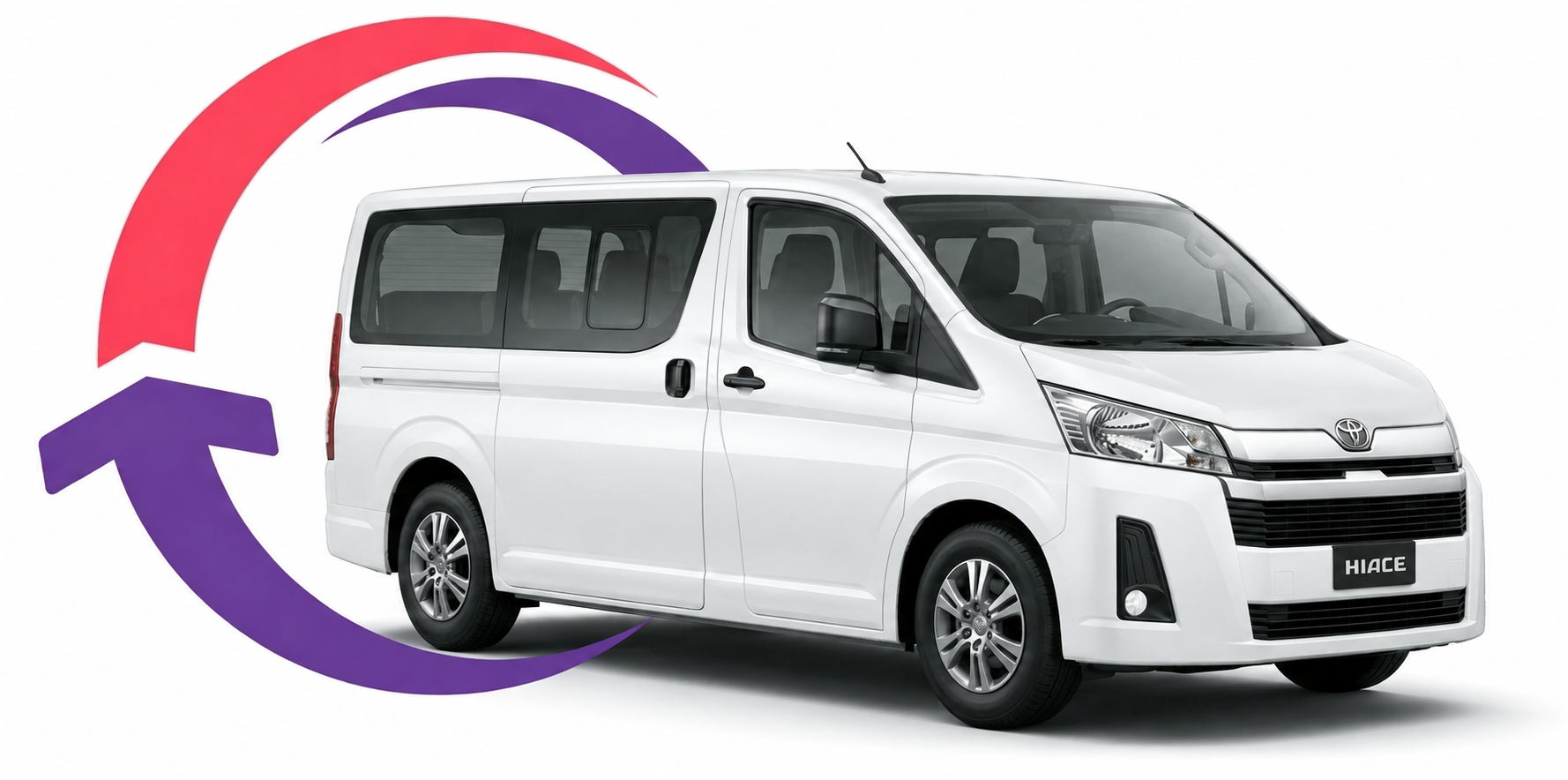 Toyota Hiace blanca